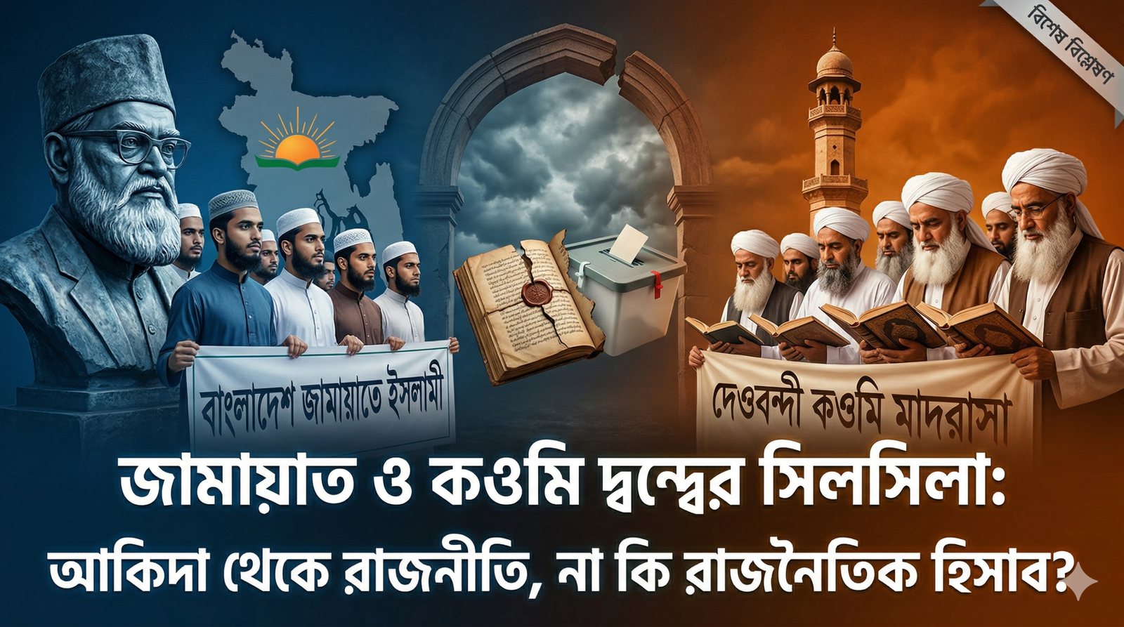 জামায়াত ও কওমি দ্বন্দ্বের সিলসিলা: আকিদা থেকে রাজনীতি, না কি রাজনৈতিক হিসাব?